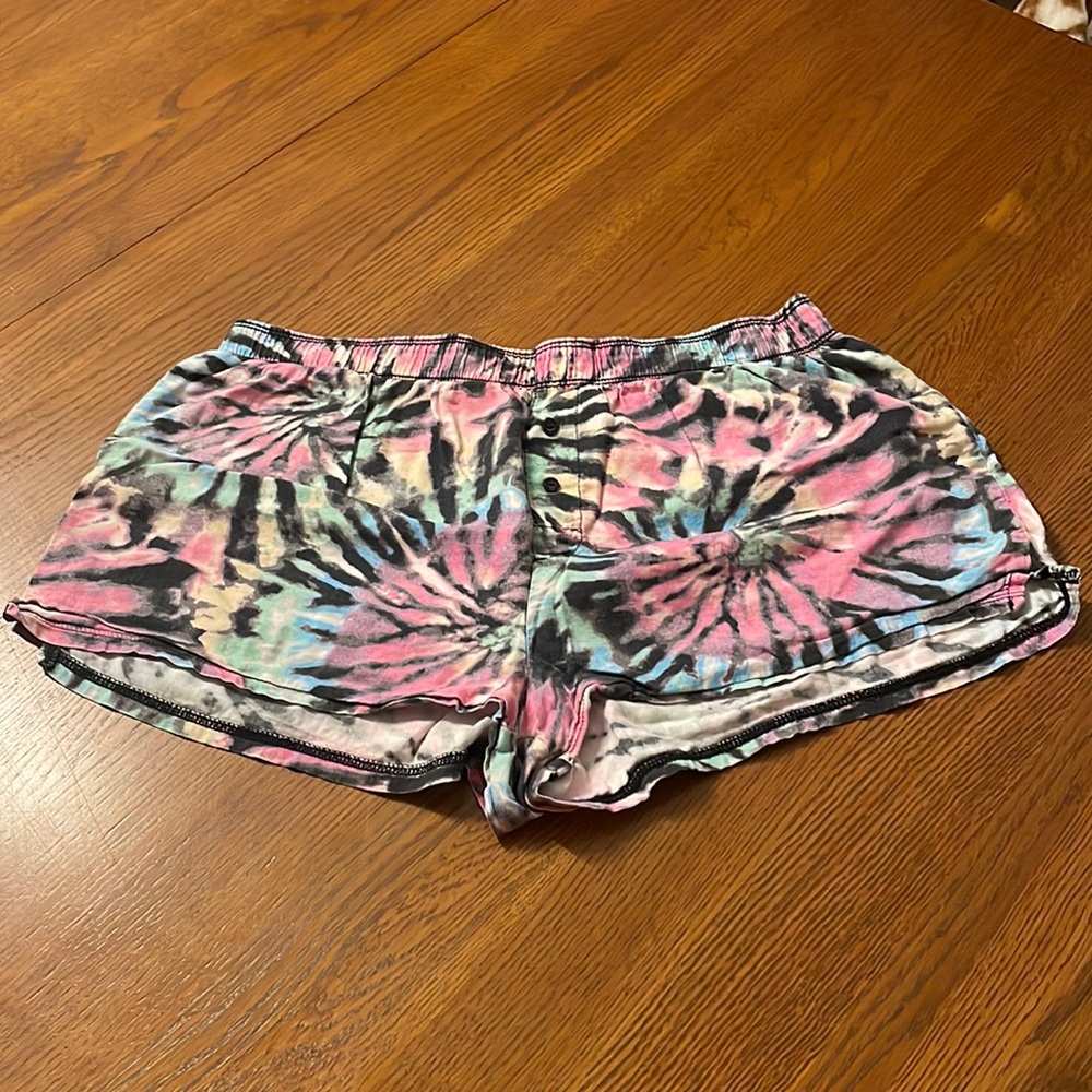 Pink Pajama Shorts, Size S